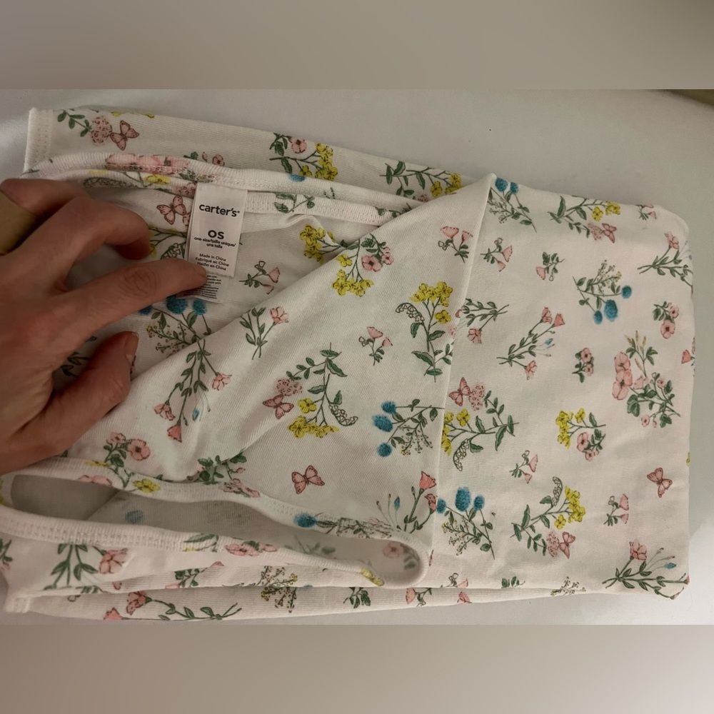 Carter's baby cotton swaddle blanket lovey